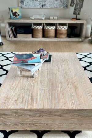 Bàn gỗ teak hộp chữ nhật