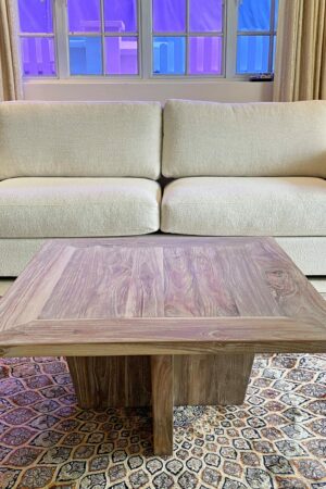 Bàn trà gỗ teak vuông CQN06