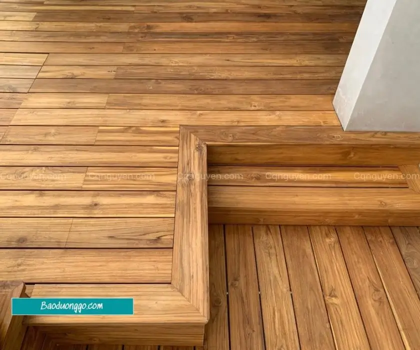 bảo dưỡng sàn gỗ teak ngoài trời
