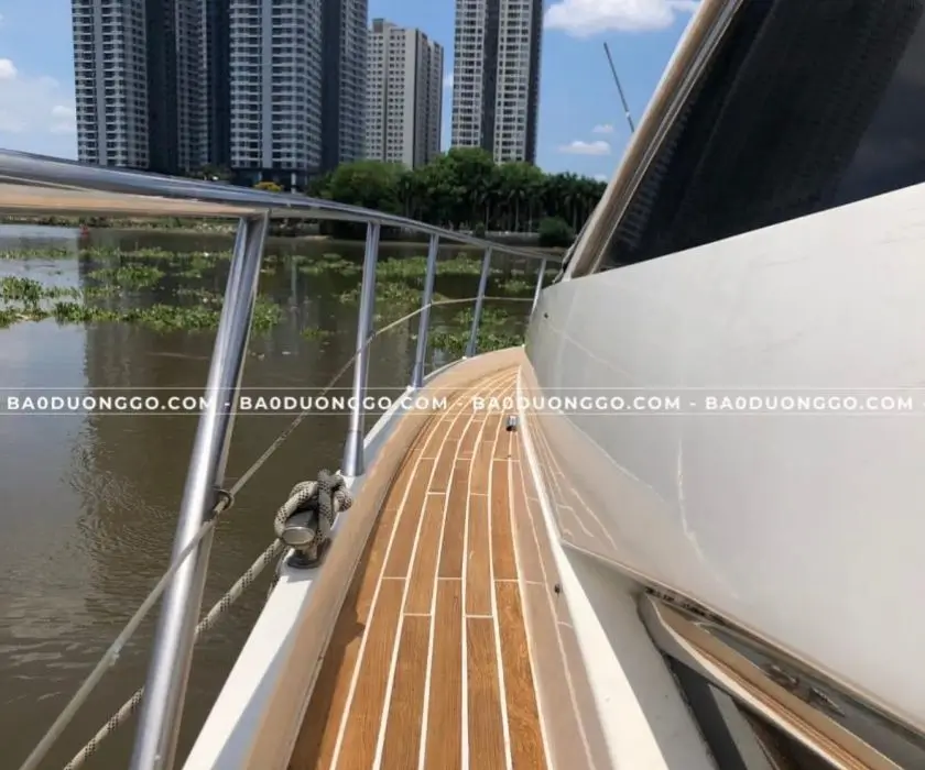 sàn gỗ teak myanmar du thuyền