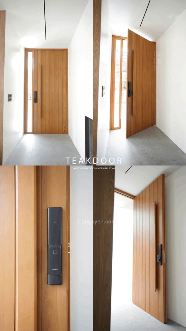 Teak door