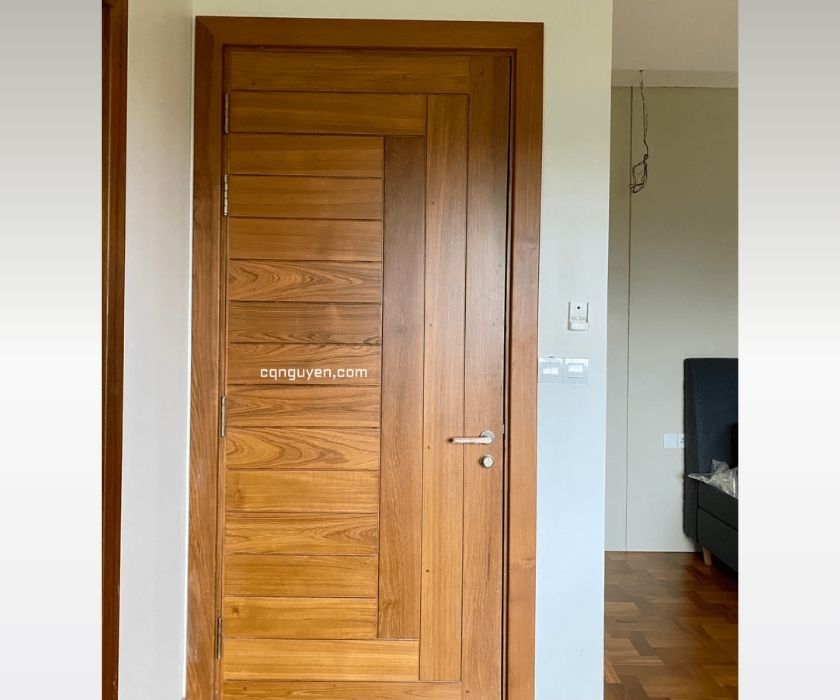 Cửa gỗ teak CQN03
