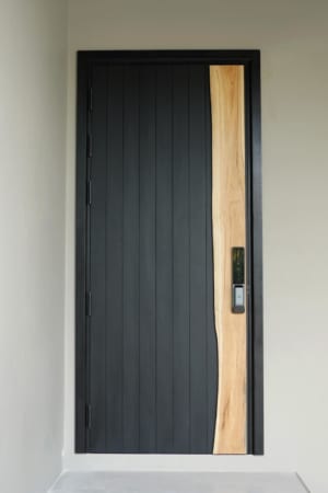 Cửa chính gỗ teak hiện đại | Cửa gỗ tự nhiên 1 cánh