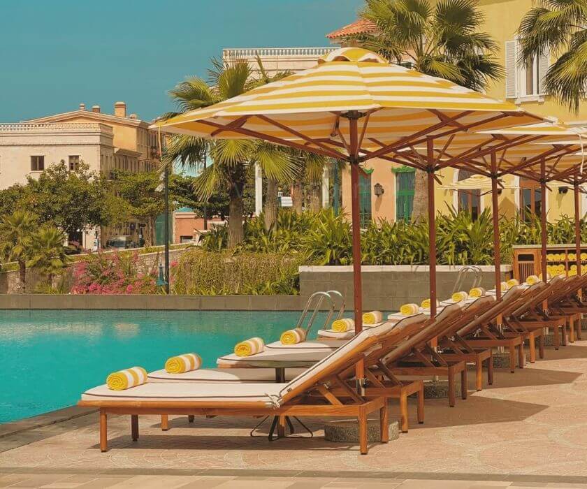 Ghế nằm hồ bơi gỗ teak không bánh xe cqn02