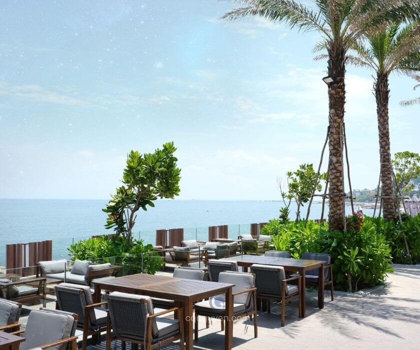 Bàn ghế gỗ cho nhà hàng ngoài trời - khách sạn mercure vũng tàu