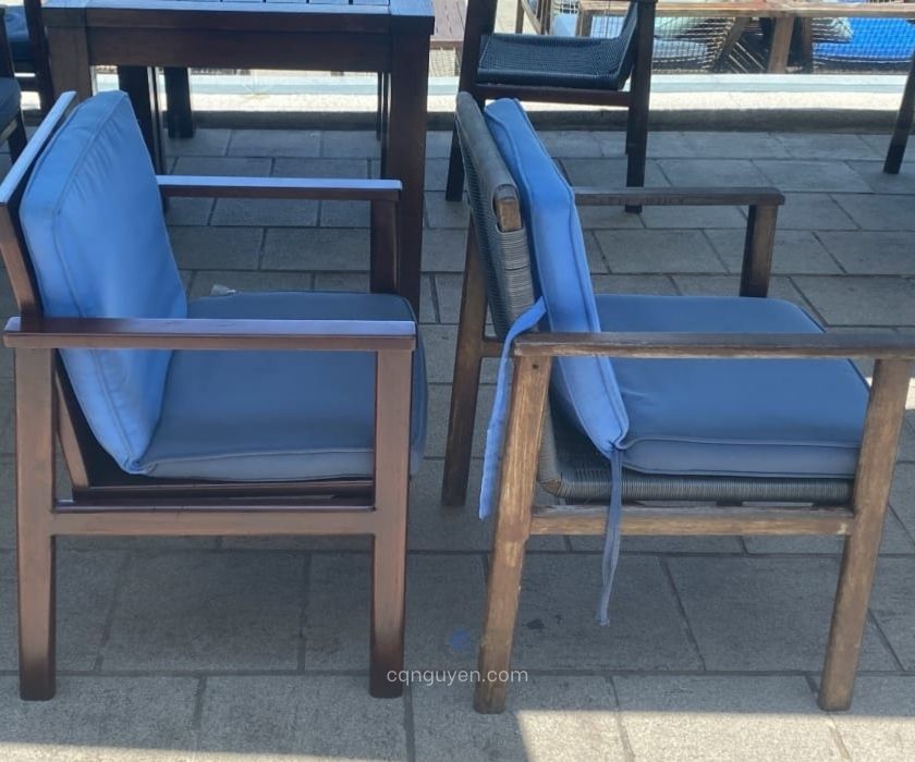Mẫu ghế gỗ ngoài trời