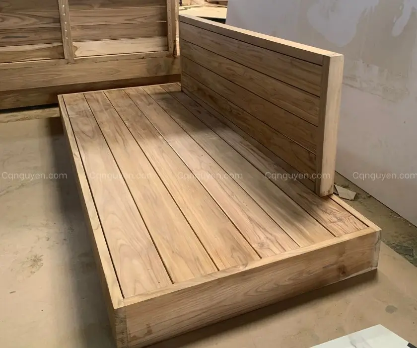 sofa gỗ teak ngoài trời
