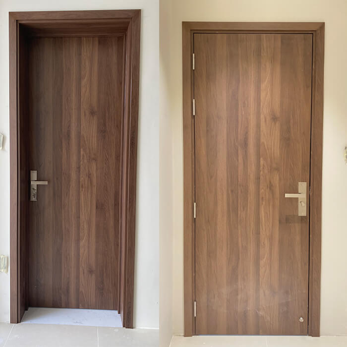 Giá cửa gỗ công nghiệp