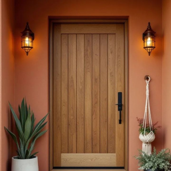 Cửa gỗ sồi tự nhiên