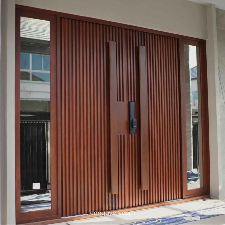 Mẫu cửa chính 4 cánh đẹp