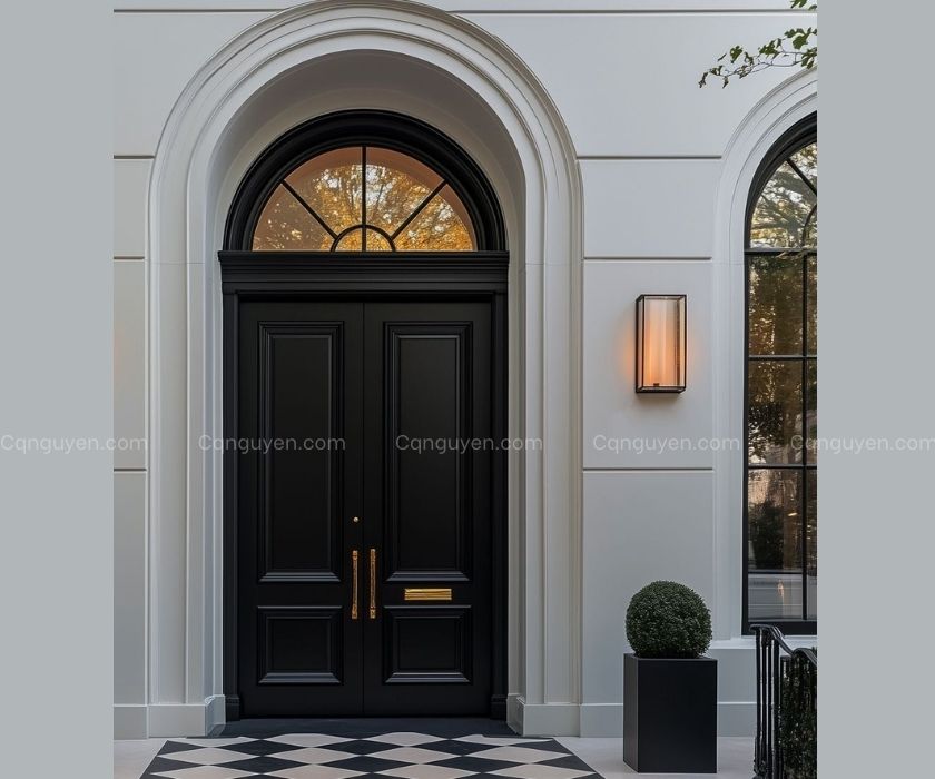 cửa gỗ indochine