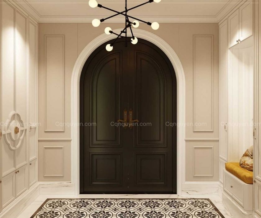 cửa gỗ indochine