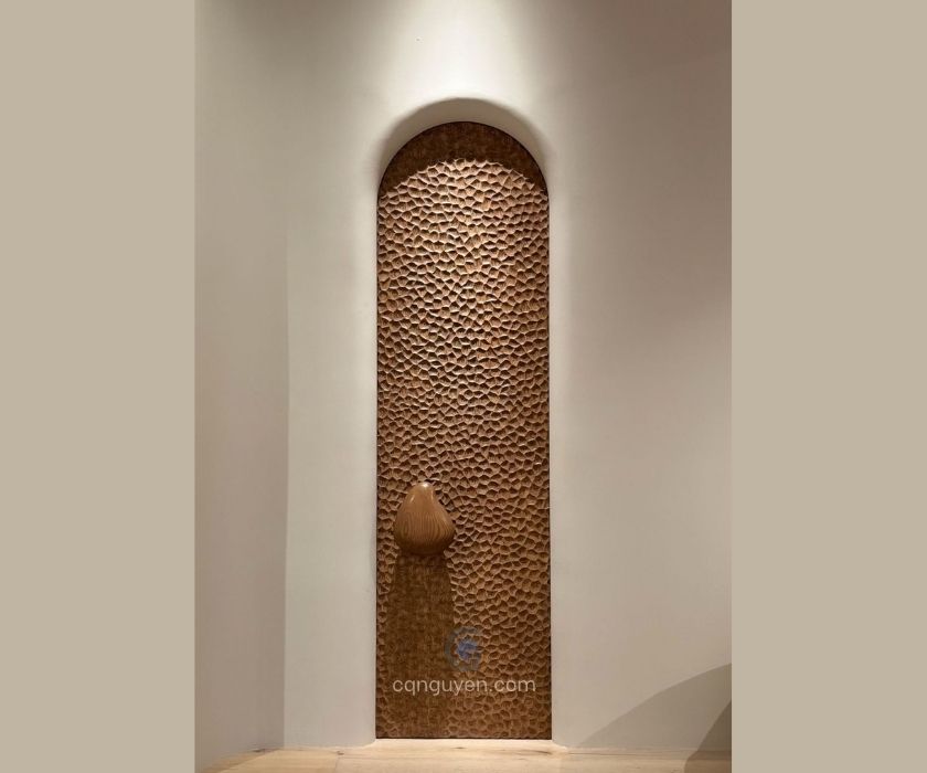 cửa vòm gỗ biệt thự Contemporary