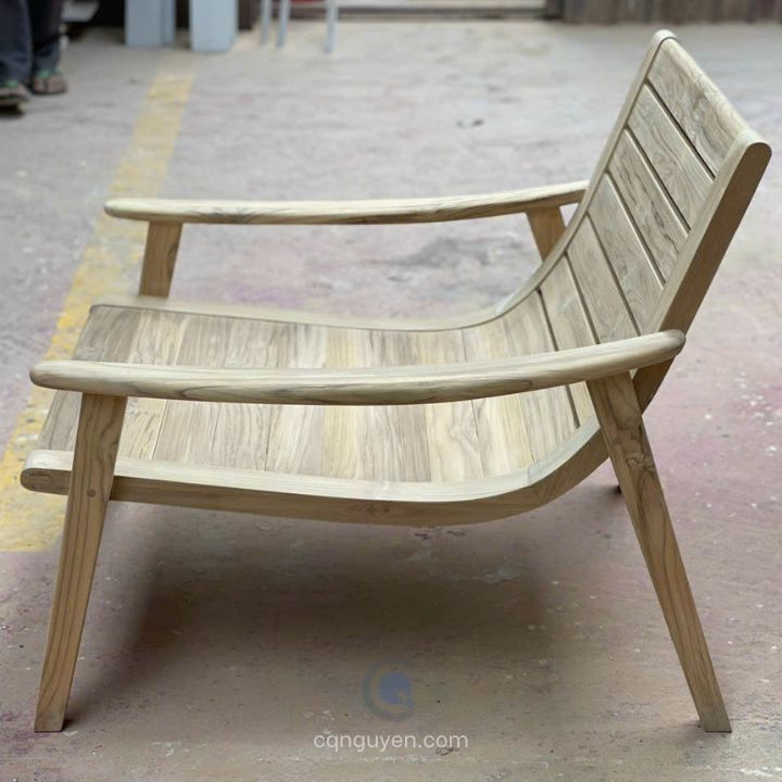 Ghế bành gỗ teak ngoài trời