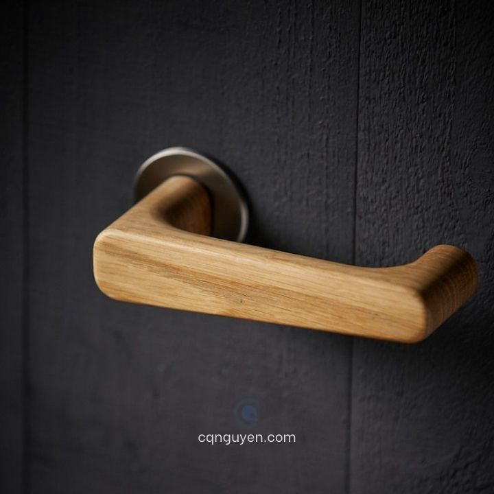 mẫu tay nắm gạt gỗ đẹp