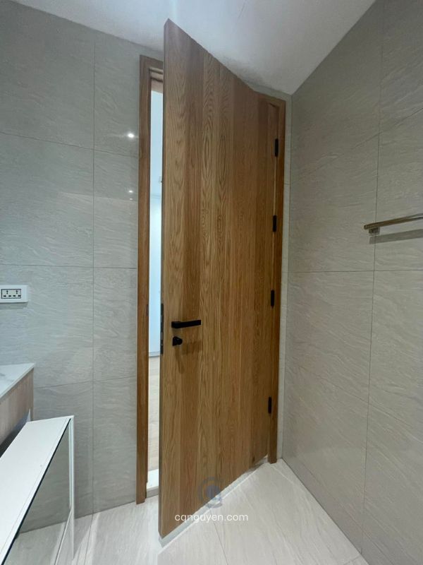 Cửa gỗ sồi hiện đại