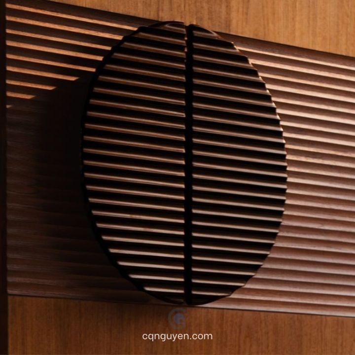 Tay nắm cửa gỗ hiện đại