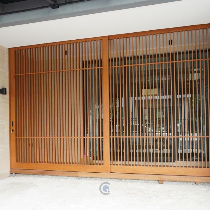 Cửa lùa 2 cánh kiểu nhật