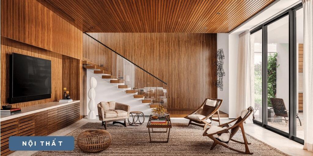 banner nội thất gỗ teak