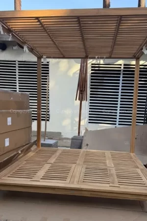 cabana daybed gỗ Teak loại A