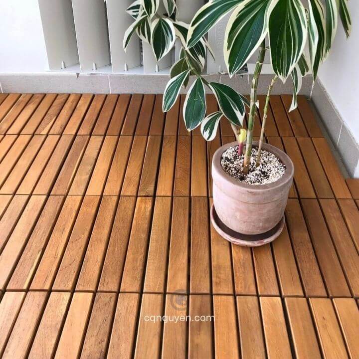 vỉ gỗ ngoài trời đẹp | Vỉ gỗ ngoài trời | Vỉ gỗ tự nhiên | Vỉ gỗ lót sàn nhà tắm | Vỉ gỗ lót sàn ban công