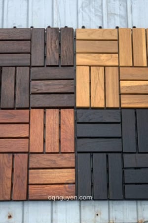 vỉ gỗ teak lào 12 nan