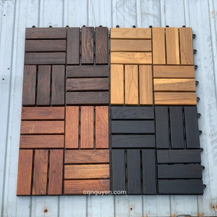 vỉ gỗ teak lào 12 nan