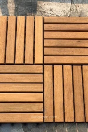 vỉ gỗ teak myanmar 6 nan