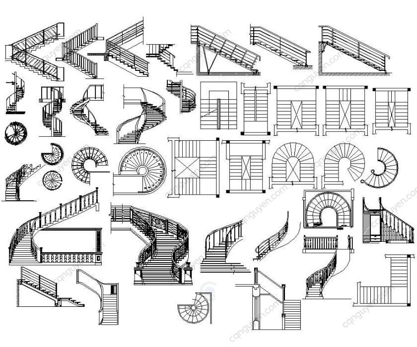 các loại cầu thang hiện đại