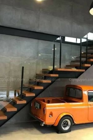 cầu thang xương cá