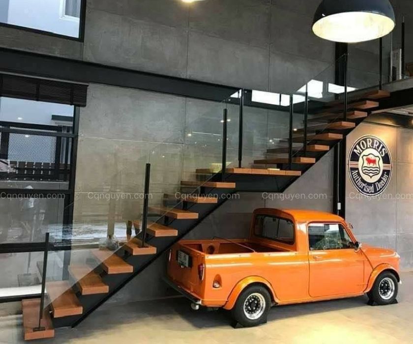 cầu thang xương cá