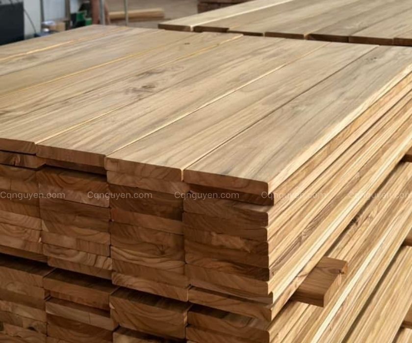 ván sàn gỗ tếch lào