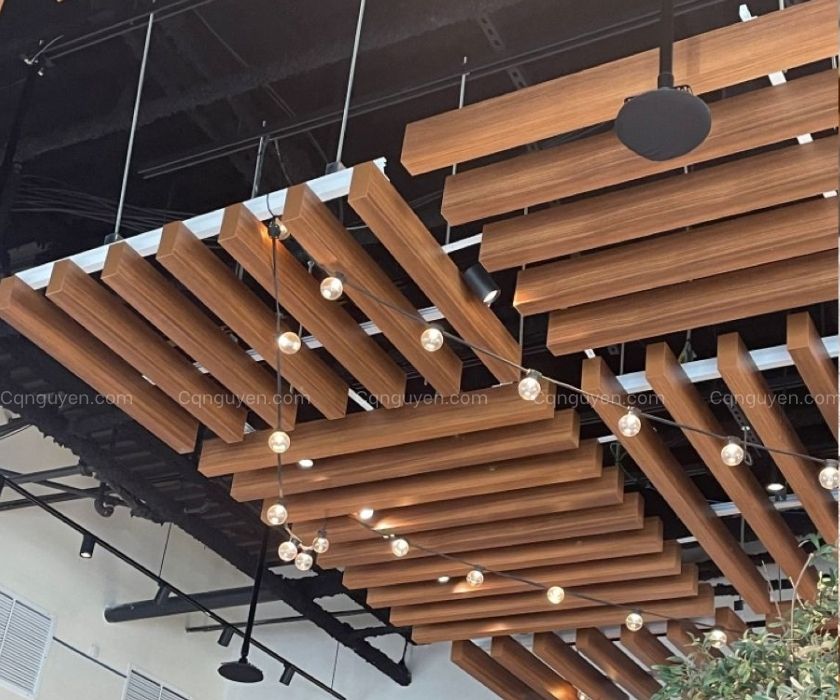 Tấm trần gỗ | Cấu tạo trần gỗ