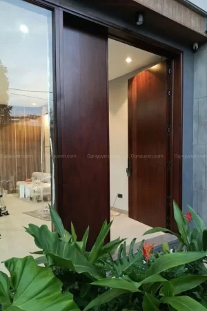 cửa gỗ bản lề âm khuôn