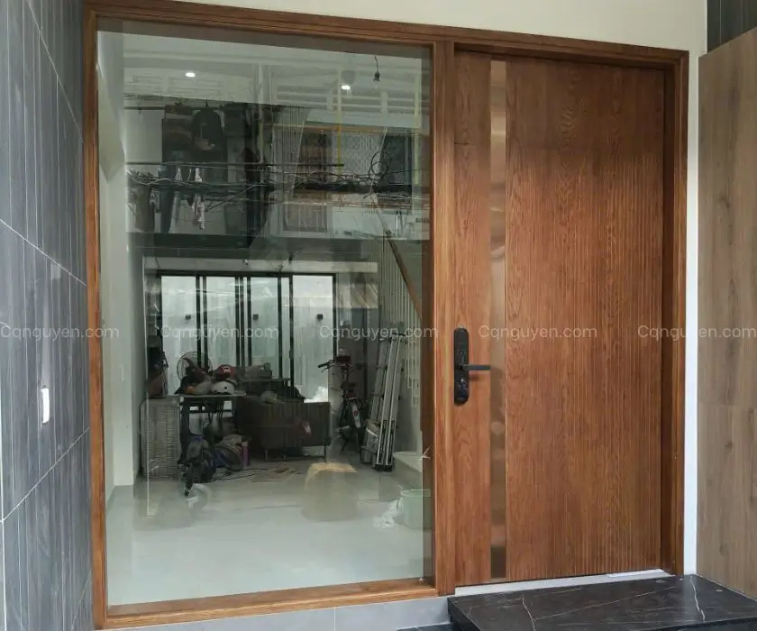 cửa đi gỗ tần bì