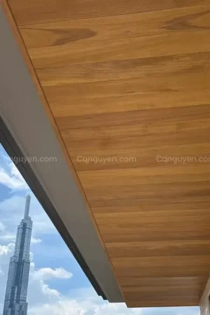 trần gỗ cao cấp | trần gỗ teak miến điện