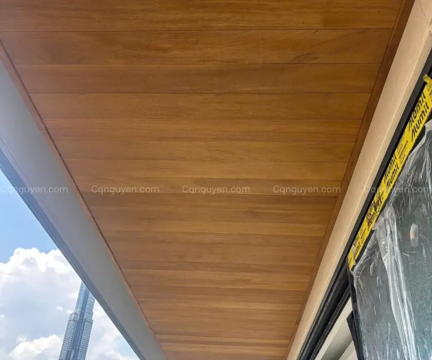 trần gỗ teak myanmar