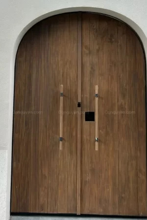 cổng vòm gỗ teak